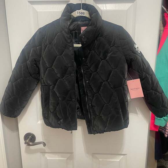 Juicy Couture Other - Juicy Couture Girls' Black Quilted Jacket Youth Size small
